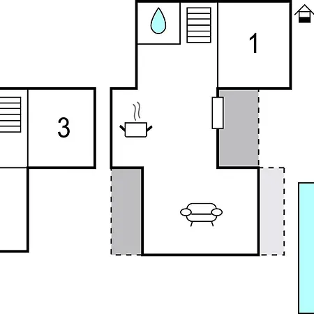 Σπίτι διακοπών In With Outdoor Swimming Pool *